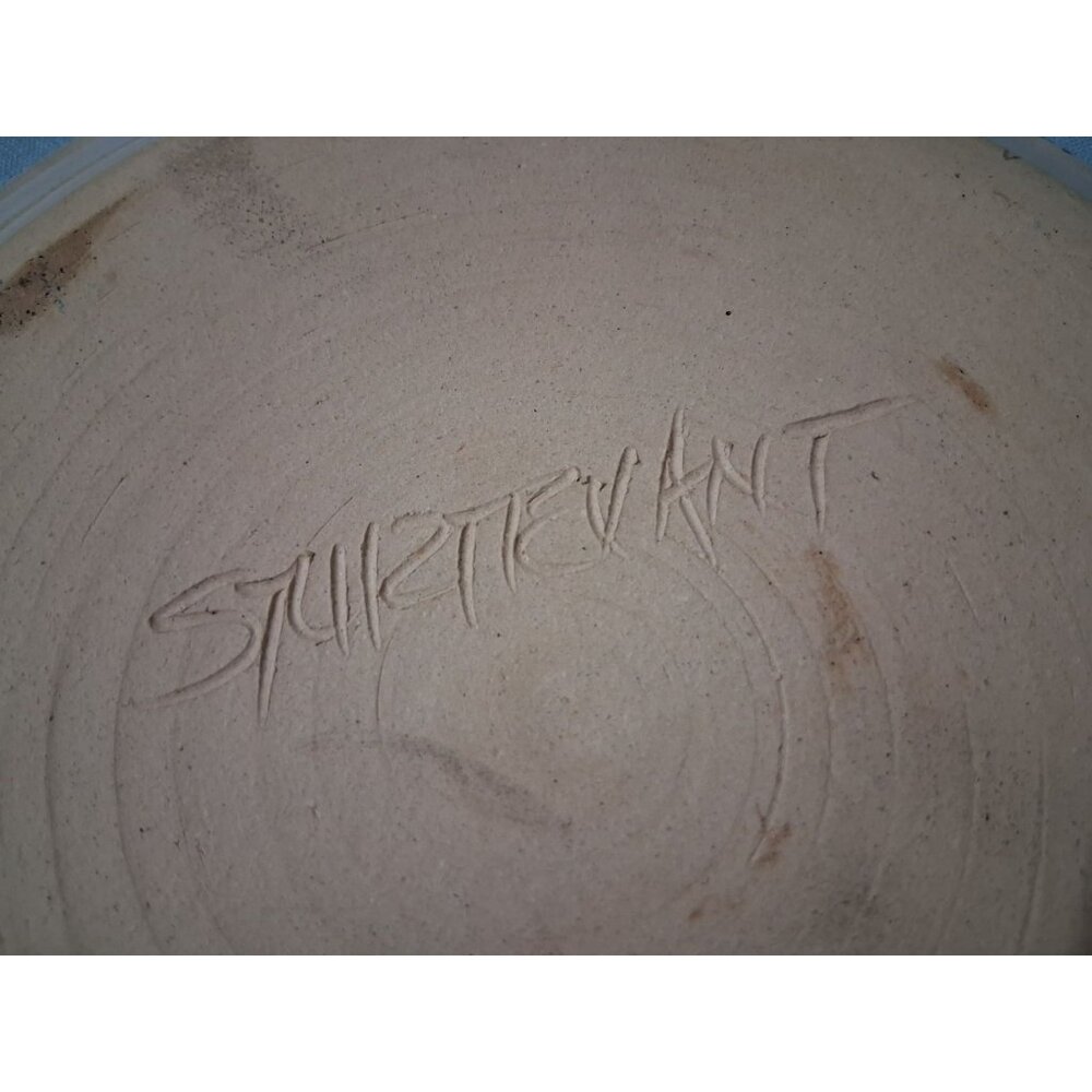 Sturtevant Pottery Plate With "Marriages Are Made In Heaven" Quote - Picture 3 of 4